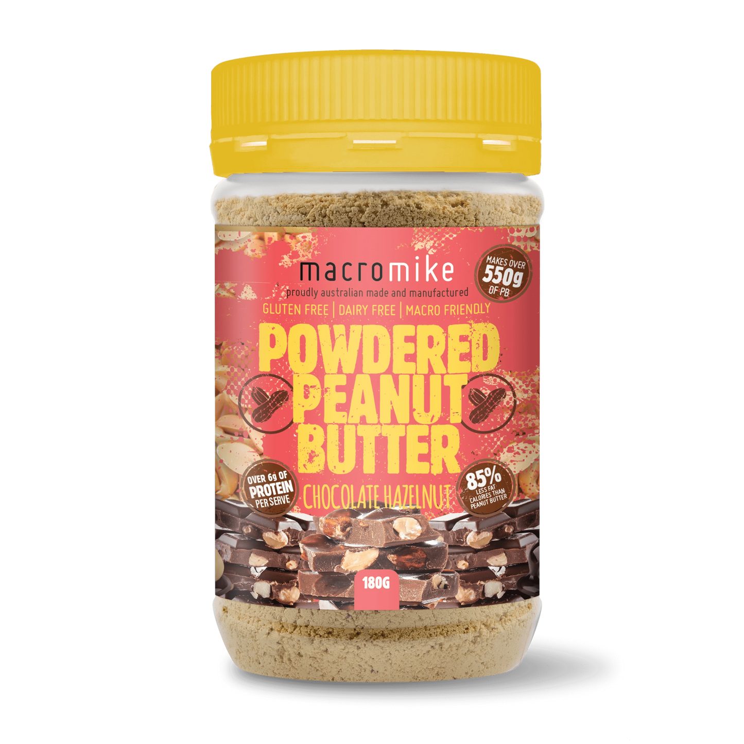 Macro Mike V2 Powdered Peanut butter 180g